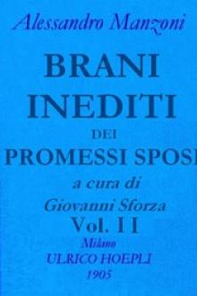 Brani inediti dei Promessi Sposi by Alessandro Manzoni