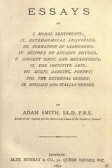 The Essays of Adam Smith by Adam Smith