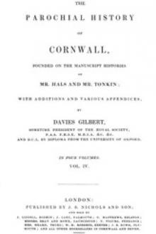 The Parochial History of Cornwall, Volume 4 by Unknown