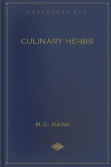 Culinary Herbs by M. G. Kains