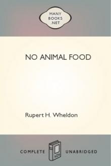No Animal Food by Rupert H. Wheldon