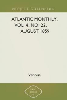 Atlantic Monthly, Vol. 4, no. 22, August 1859 by Various