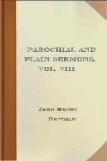 Parochial and Plain Sermons, Vol. VIII by John Henry Newman
