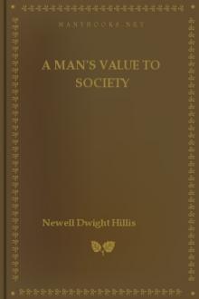 A Man's Value to Society by Newell Dwight Hillis