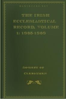 The Irish ecclesiastical record, Volume 1: 1865-1868 by Unknown