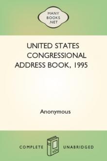 United States Congressional Address Book, 1995 by Unknown