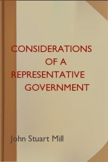 Considerations of a Representative Government by John Stuart Mill