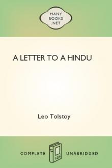 A Letter to a Hindu by Leo Nikoleyevich Tolstoy