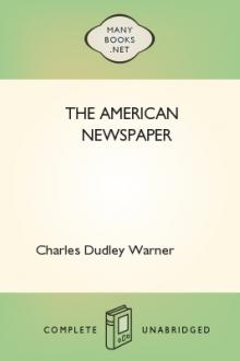 The American Newspaper by Charles Dudley Warner