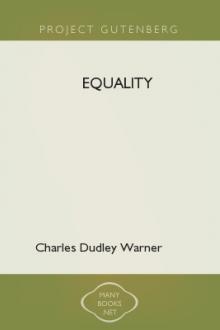 Equality by Charles Dudley Warner