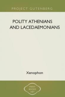 Polity Athenians and Lacedaemonians by Xenophon