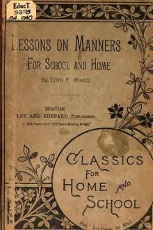 Lessons on Manners by Edith E. Wiggin