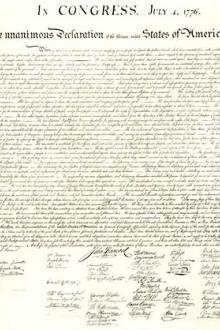 United States Declaration of Independence by Unknown